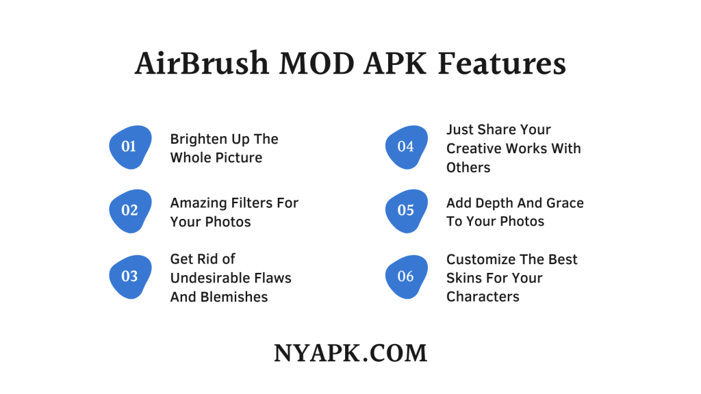 AirBrush MOD APK Features