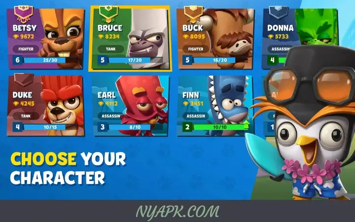 Choose Characters and Avatars