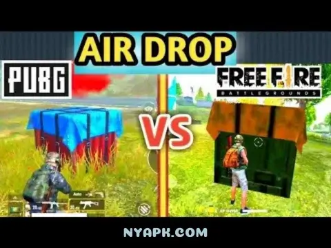 PUBG vs. Free Fire Airdrop Packages