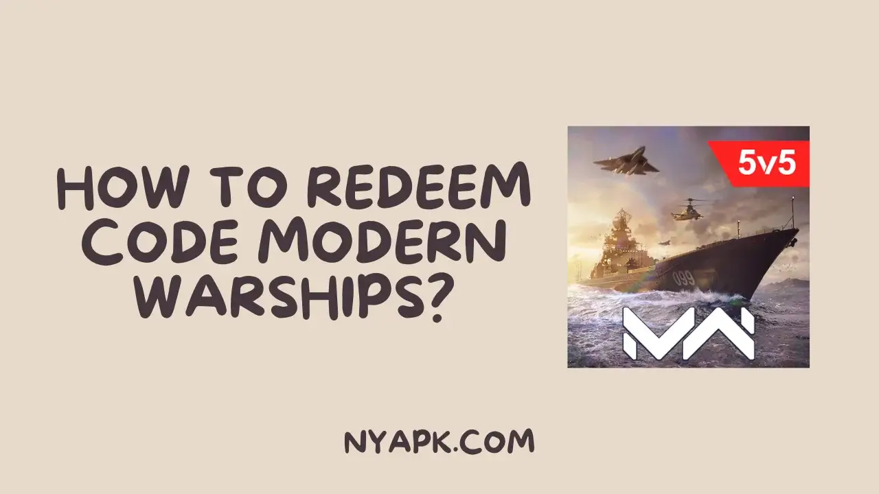How To Redeem Code Modern Warships