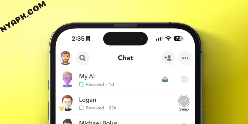 Users with Snapchat AI Chatbot