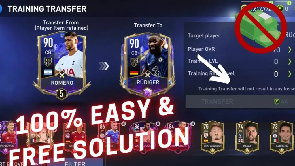 Using Transfer Tokens in FIFA Mobile